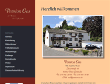 Tablet Screenshot of pension-oos.de
